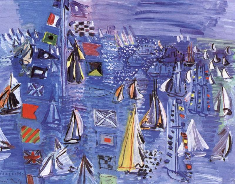 Dufy Raoul Regatta at Cowes china oil painting image